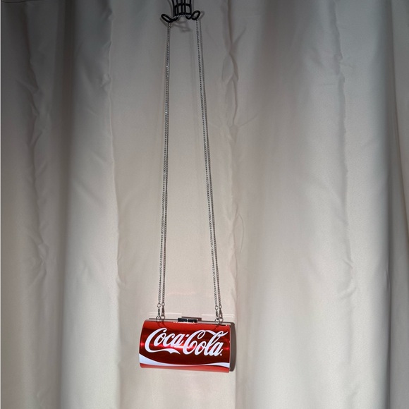 Coca-Cola Soda Can Crossbody Bag - Metallic Red Novelty Clutch - NWOT - Picture 9 of 14